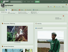 Tablet Screenshot of darkdreamr.deviantart.com
