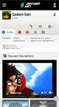 Mobile Screenshot of goten-son.deviantart.com