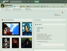 Tablet Screenshot of goten-son.deviantart.com