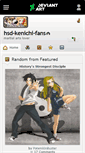 Mobile Screenshot of hsd-kenichi-fans.deviantart.com