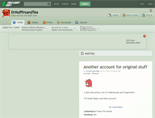 Tablet Screenshot of drmuffinsandtea.deviantart.com