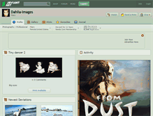 Tablet Screenshot of dahlia-images.deviantart.com