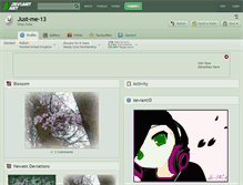 Tablet Screenshot of just-me-13.deviantart.com