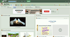 Desktop Screenshot of not-think.deviantart.com