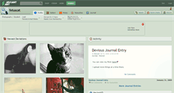 Desktop Screenshot of fetuscat.deviantart.com