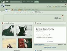 Tablet Screenshot of fetuscat.deviantart.com