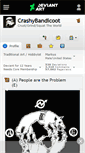Mobile Screenshot of crashybandicoot.deviantart.com