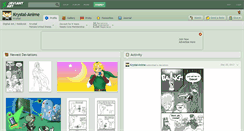 Desktop Screenshot of krystal-anime.deviantart.com