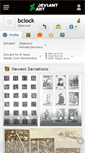Mobile Screenshot of bclock.deviantart.com