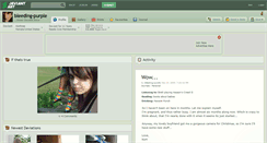 Desktop Screenshot of bleeding-purple.deviantart.com