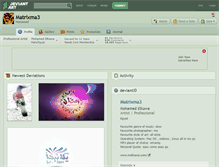 Tablet Screenshot of matrixma3.deviantart.com