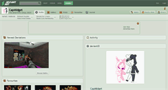 Desktop Screenshot of capmidget.deviantart.com
