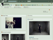 Tablet Screenshot of joddicted.deviantart.com