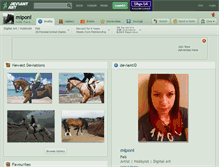 Tablet Screenshot of miponi.deviantart.com