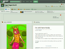 Tablet Screenshot of kage-nagareboshi.deviantart.com