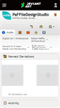 Mobile Screenshot of paffiledesignstudio.deviantart.com