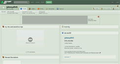 Desktop Screenshot of johnnyd945.deviantart.com