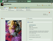 Tablet Screenshot of peterliuphoto.deviantart.com