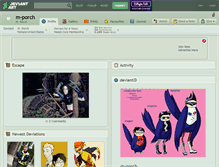 Tablet Screenshot of m-porch.deviantart.com