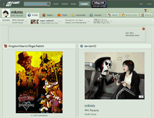 Tablet Screenshot of mikmix.deviantart.com