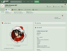 Tablet Screenshot of little-groove-girl.deviantart.com