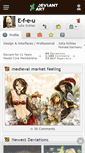 Mobile Screenshot of e-f-e-u.deviantart.com