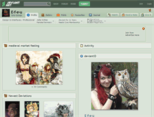 Tablet Screenshot of e-f-e-u.deviantart.com