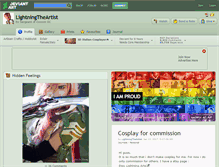 Tablet Screenshot of lightningtheartist.deviantart.com