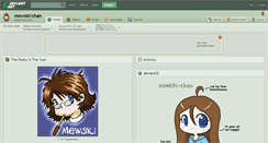 Desktop Screenshot of mewski-chan.deviantart.com