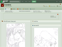 Tablet Screenshot of fushieho.deviantart.com