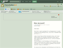 Tablet Screenshot of chancetodraw.deviantart.com