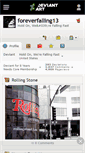 Mobile Screenshot of foreverfalling13.deviantart.com