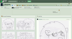 Desktop Screenshot of cutiejenna.deviantart.com