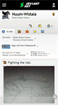 Mobile Screenshot of nuum-wistala.deviantart.com