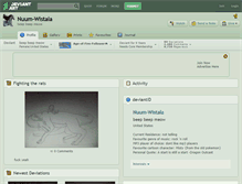 Tablet Screenshot of nuum-wistala.deviantart.com