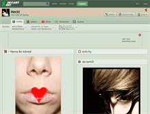 Tablet Screenshot of mecki.deviantart.com