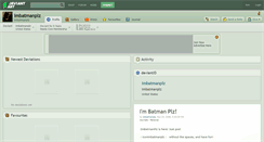 Desktop Screenshot of imbatmanplz.deviantart.com