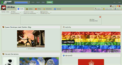 Desktop Screenshot of lilli-blue.deviantart.com