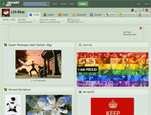 Tablet Screenshot of lilli-blue.deviantart.com