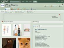 Tablet Screenshot of anti-naruhinaarmy.deviantart.com