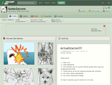 Tablet Screenshot of gustavzaccone.deviantart.com