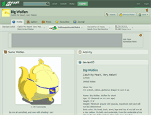 Tablet Screenshot of big-wolfen.deviantart.com