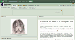 Desktop Screenshot of mitsuchieru.deviantart.com