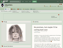 Tablet Screenshot of mitsuchieru.deviantart.com