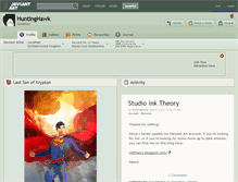 Tablet Screenshot of huntinghawk.deviantart.com