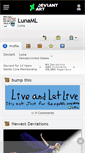 Mobile Screenshot of lunaml.deviantart.com