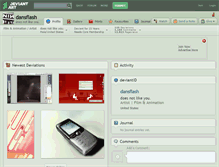 Tablet Screenshot of dansflash.deviantart.com