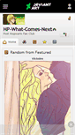 Mobile Screenshot of hp-what-comes-next.deviantart.com