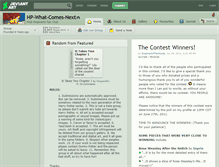 Tablet Screenshot of hp-what-comes-next.deviantart.com