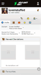 Mobile Screenshot of luvemstuffed.deviantart.com